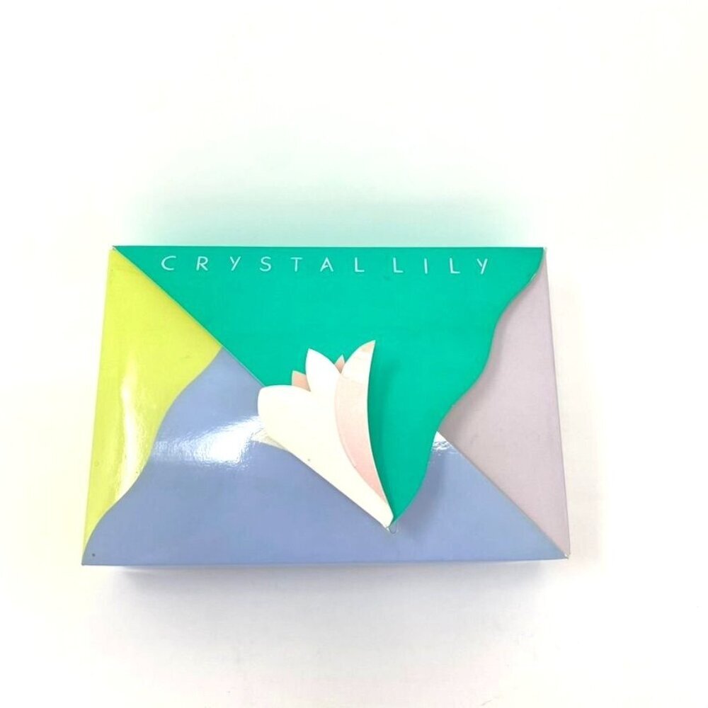 NWT Pola Crystal Lily Gift Set 3.5 oz/ Each Ginza Tokyo Japan Soap Bars Dish